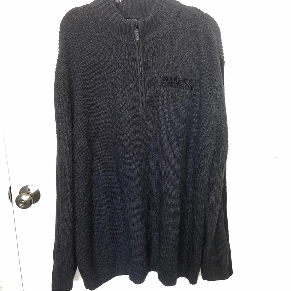 2013 HARLEY DAVIDSON WOVEN PULLOVER SWEATER JACKET
